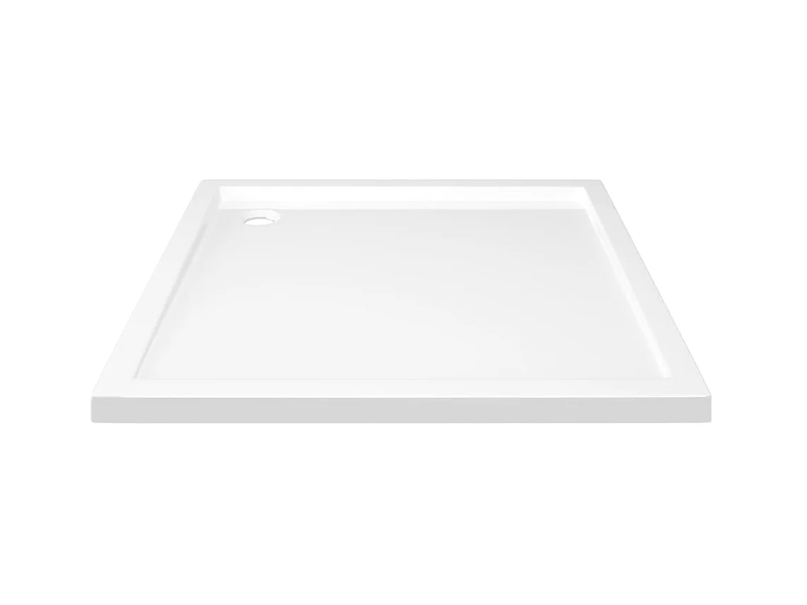 Base de chuveiro quadrada 80x80 cm ABS branco PT561487