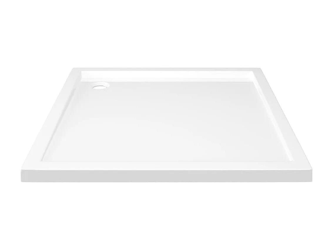 Plato de ducha cuadrado de ABS blanco 80x80 cm ES917895