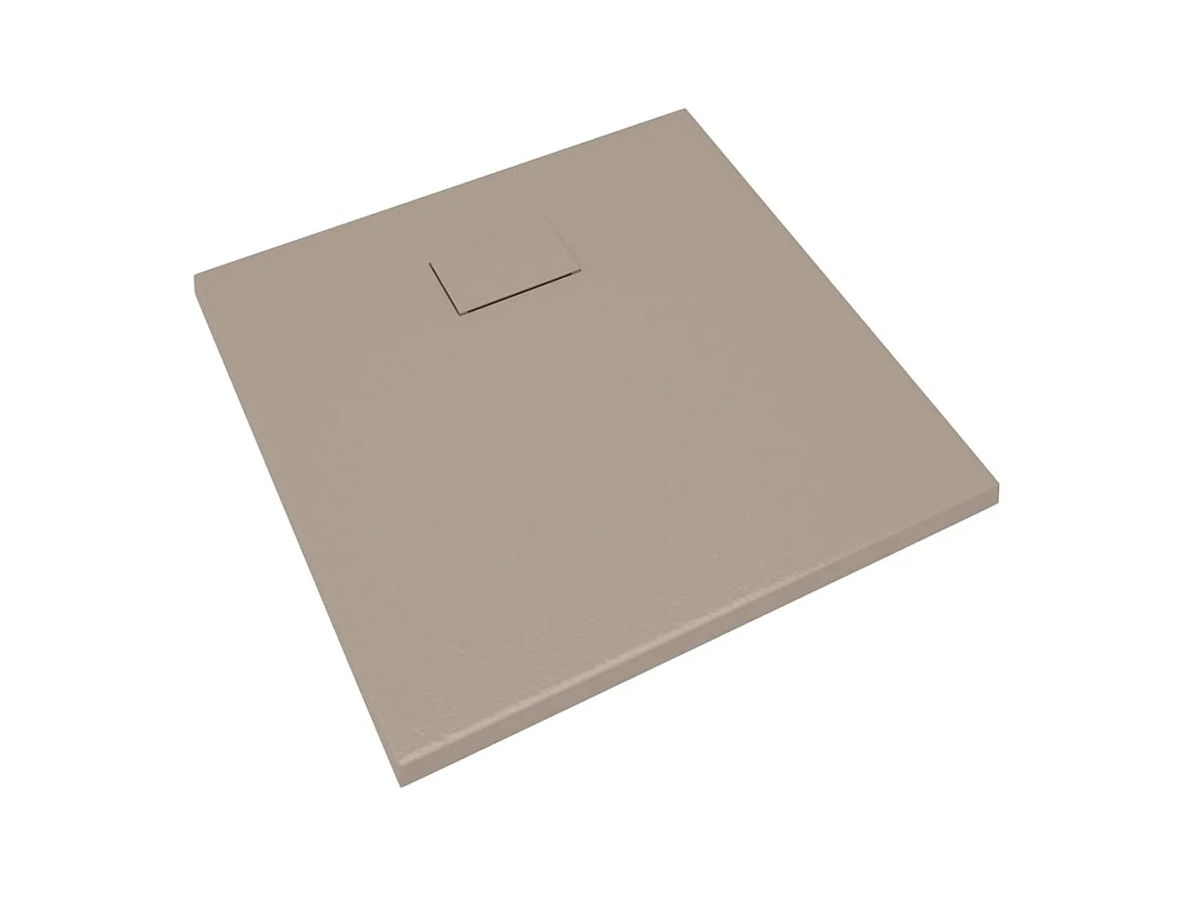 Plato de ducha SMC marrón 90x90 cm ES903533