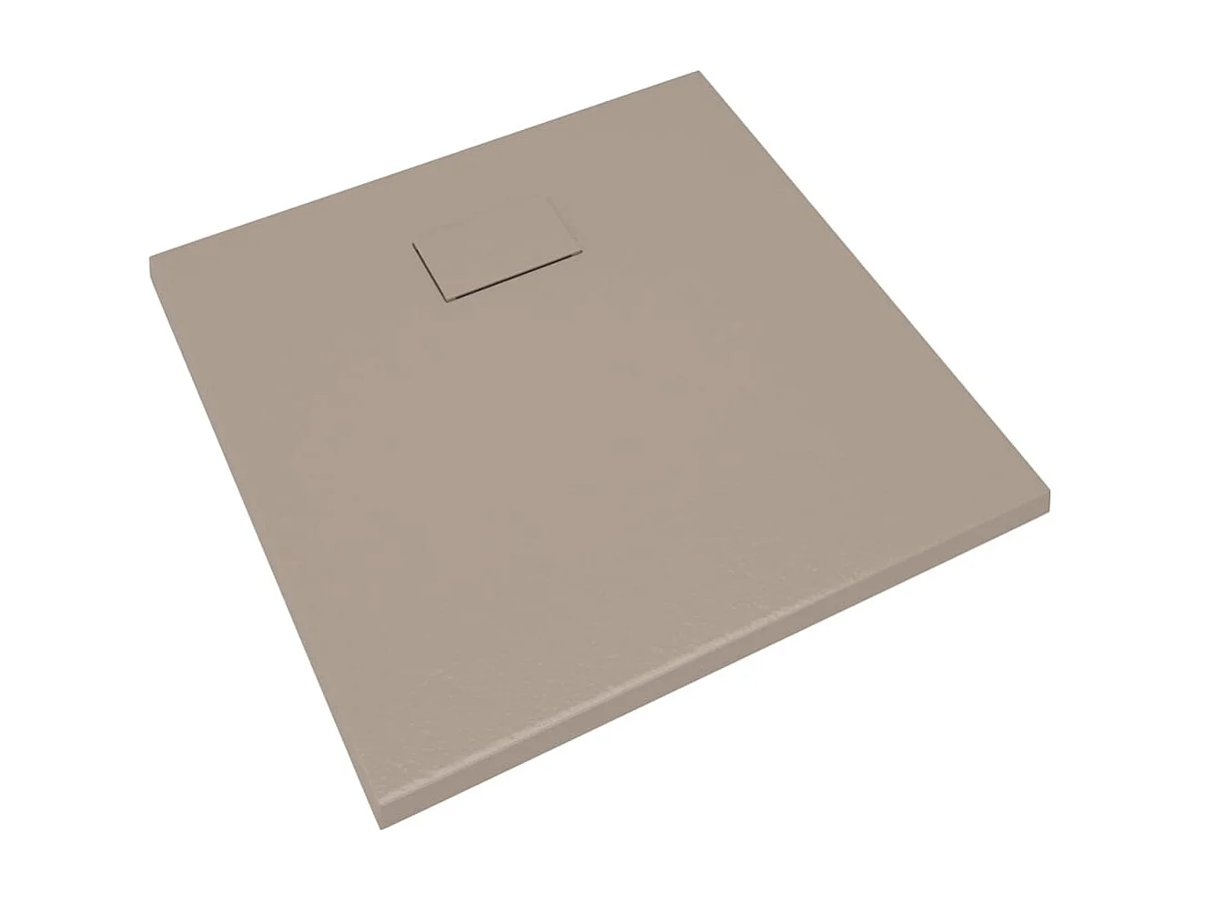 Plato de ducha SMC marrón 90x90 cm ES903533