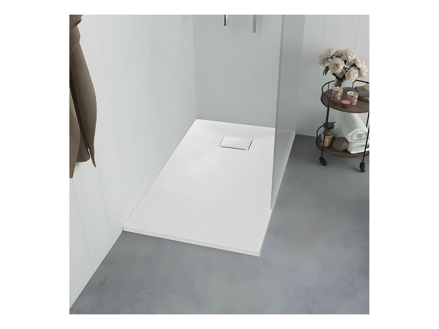 Receveur de douche SMC Blanc 90 x 90 cm WVGQ4212