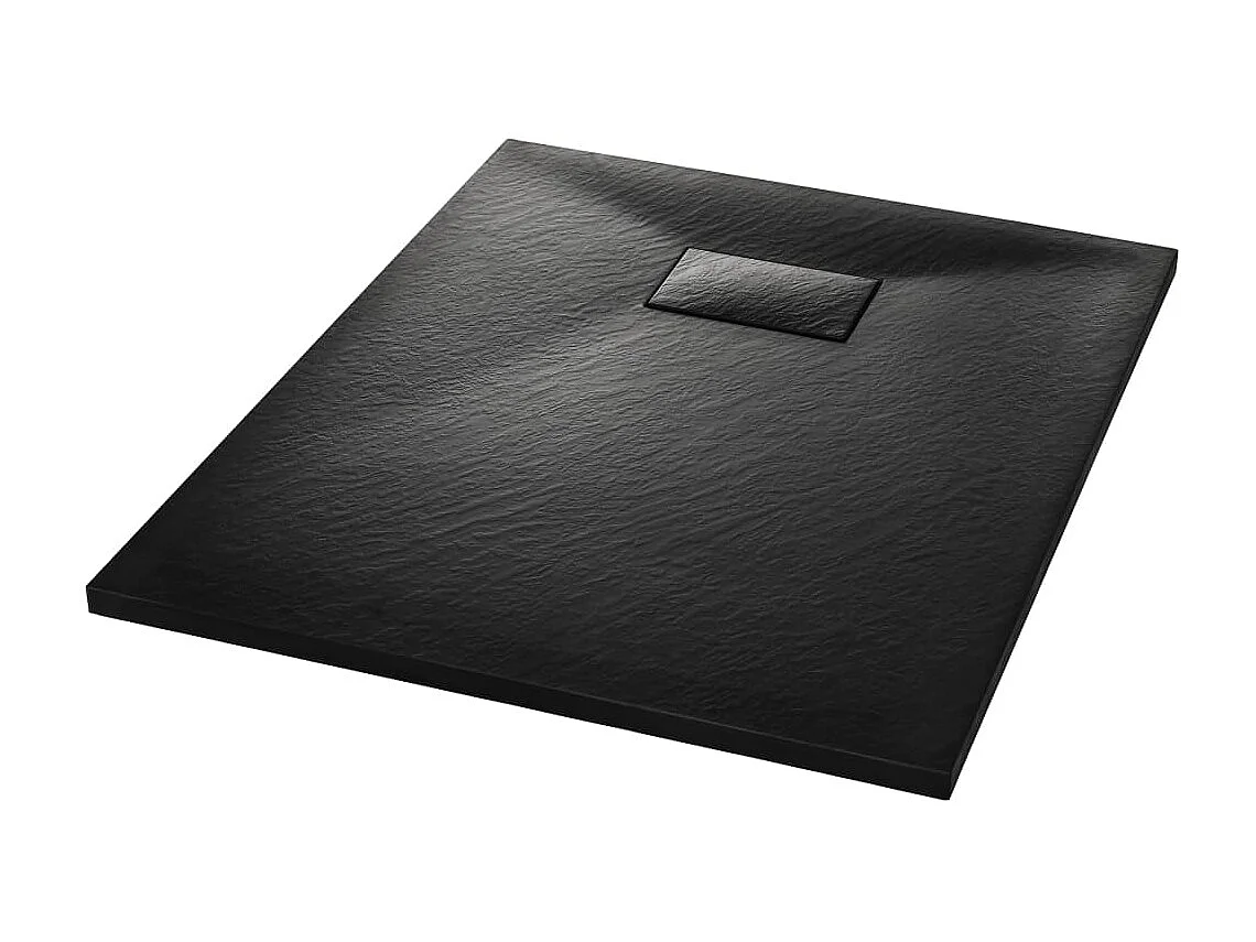 Base de chuveiro SMC 90x70 cm preto PT357485