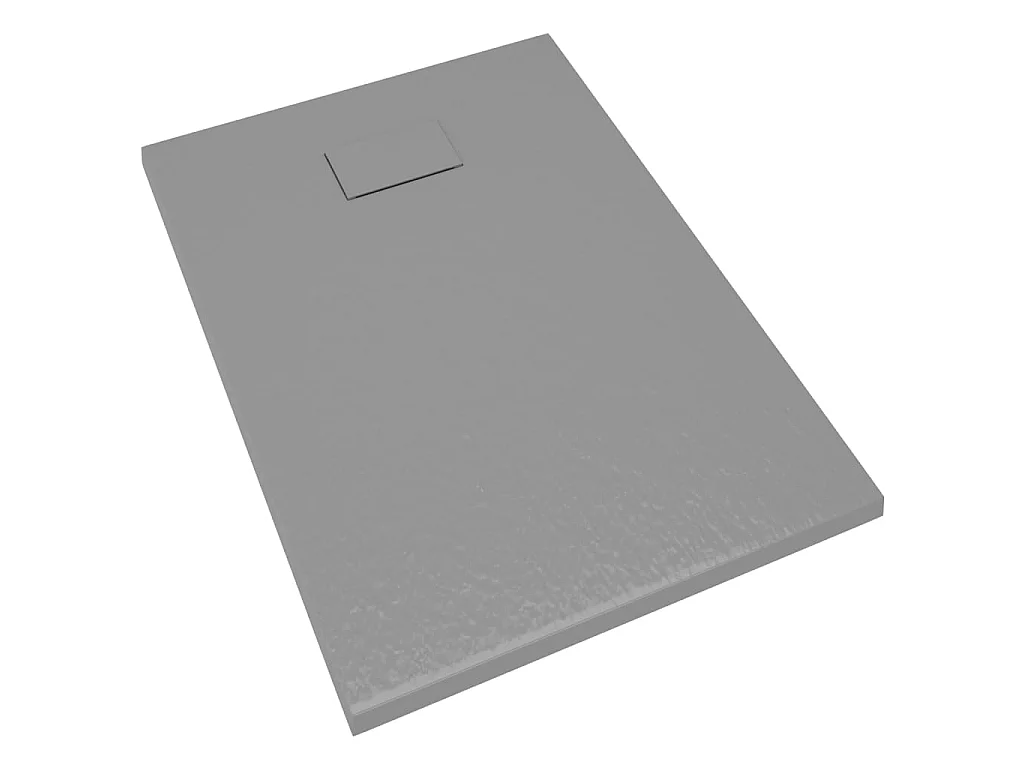 Base de chuveiro SMC 100x70 cm cinzento PT852053