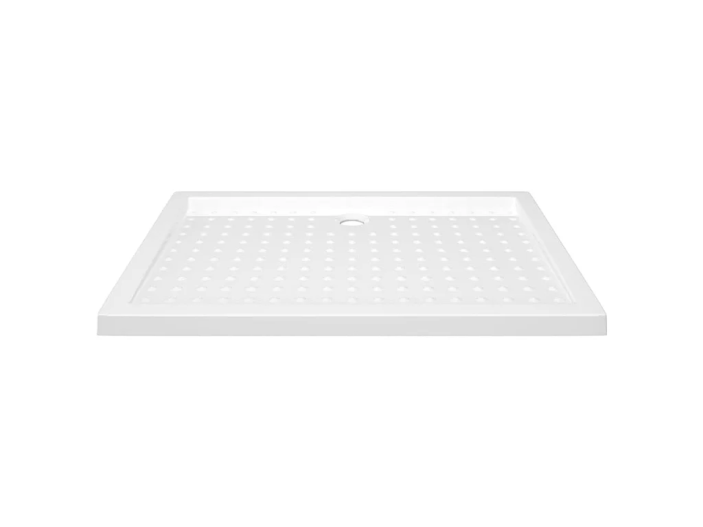 Base de chuveiro com pontos 70x100x4 cm ABS branco PT651047