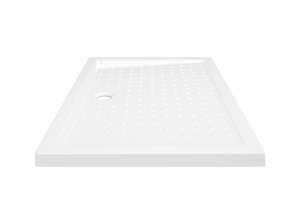 Base de chuveiro com pontos 70x100x4 cm ABS branco PT651047