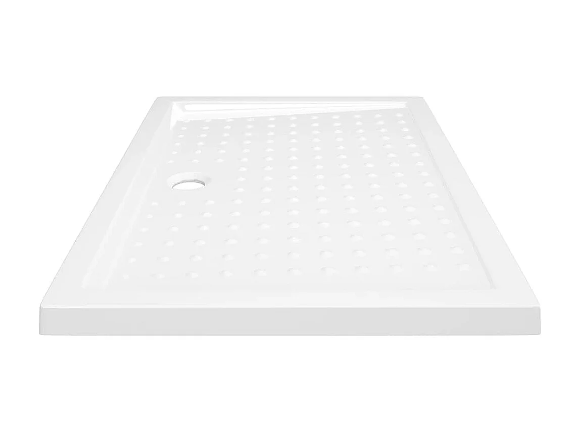Plato de ducha con puntos ABS blanco 70x100x4 cm ES309976