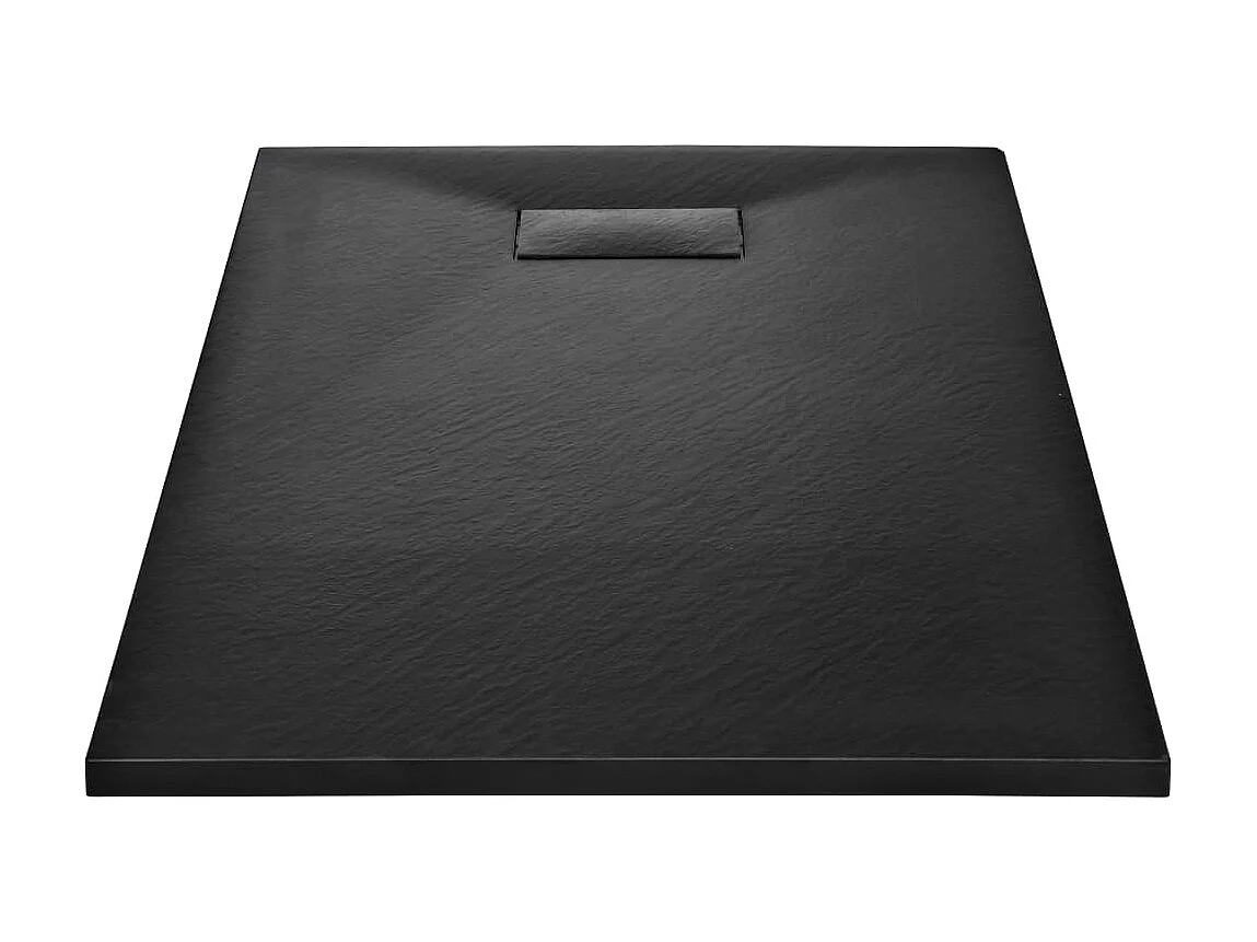 Plato de ducha SMC negro 120x70 cm ES244940