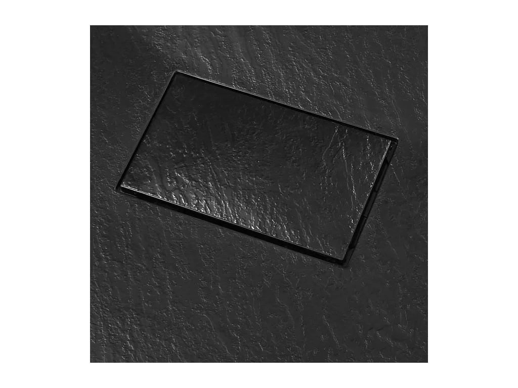 Plato de ducha SMC negro 120x70 cm ES244940