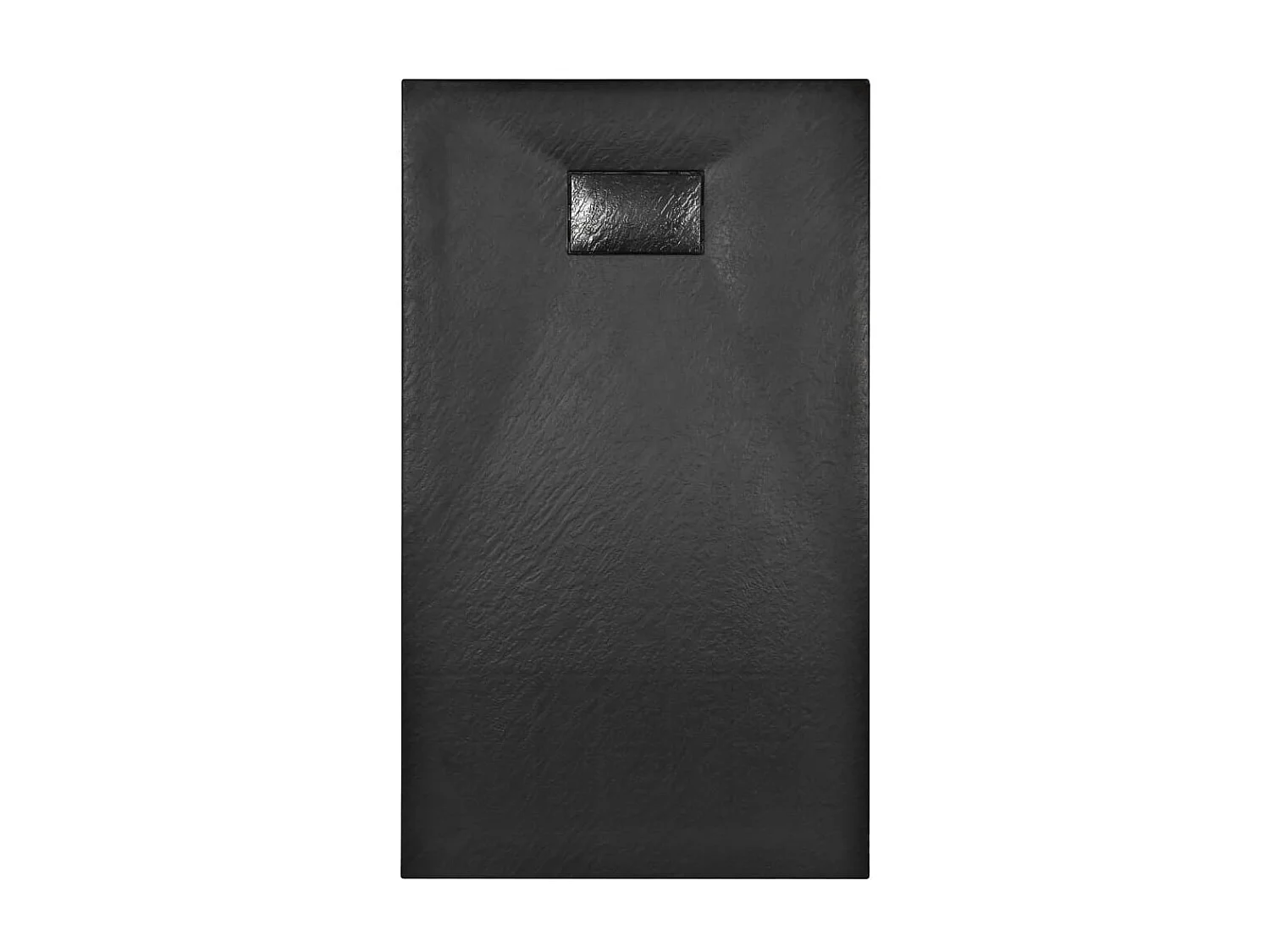 Base de chuveiro SMC 120x70 cm preto PT546443