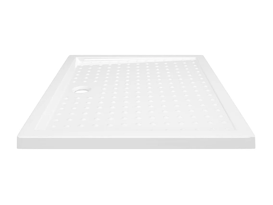 Receveur de douche avec picots Blanc 80x100x4 cm ABS WVGQ9370