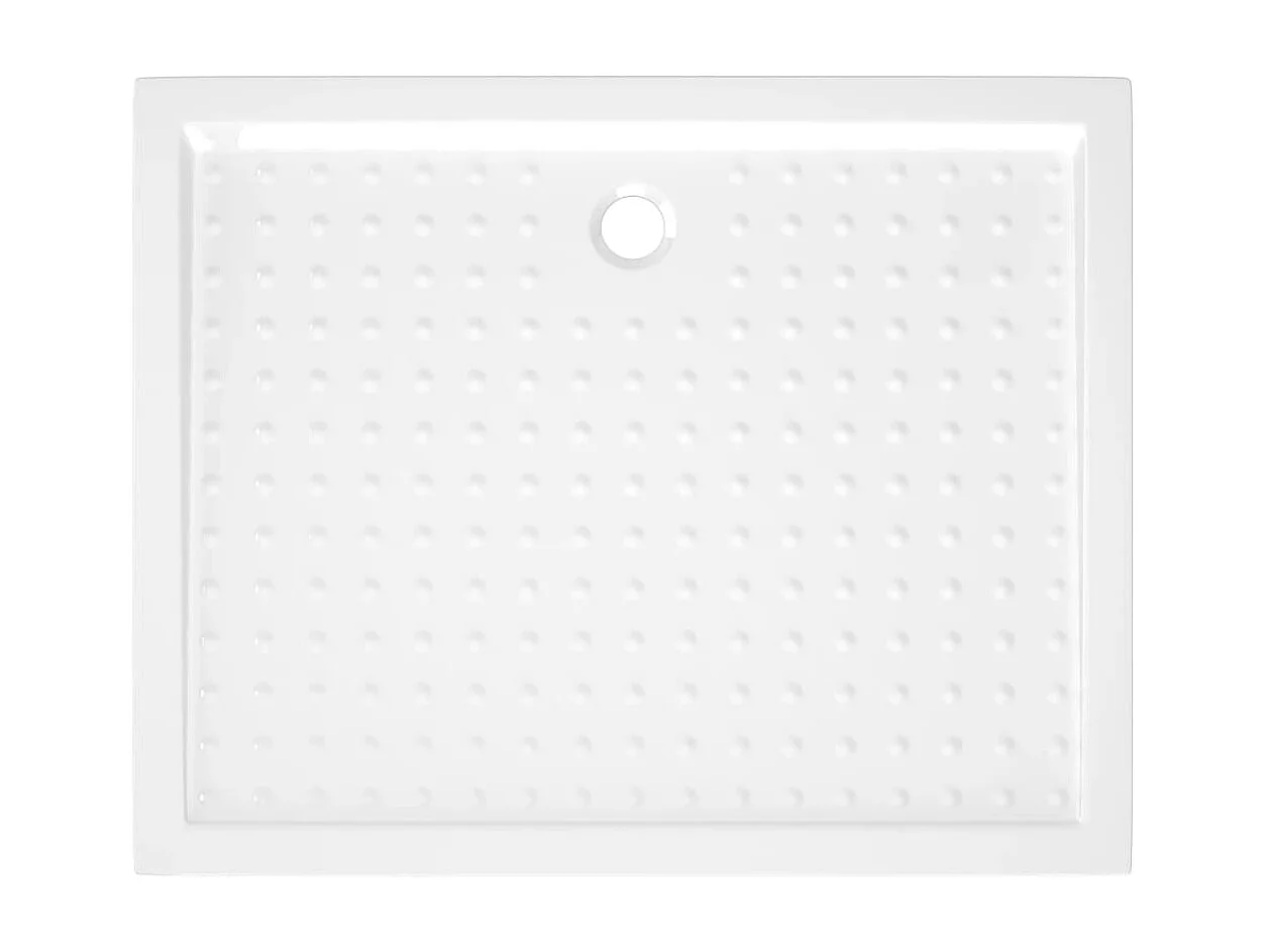 Receveur de douche avec picots Blanc 80x100x4 cm ABS WVGQ9370
