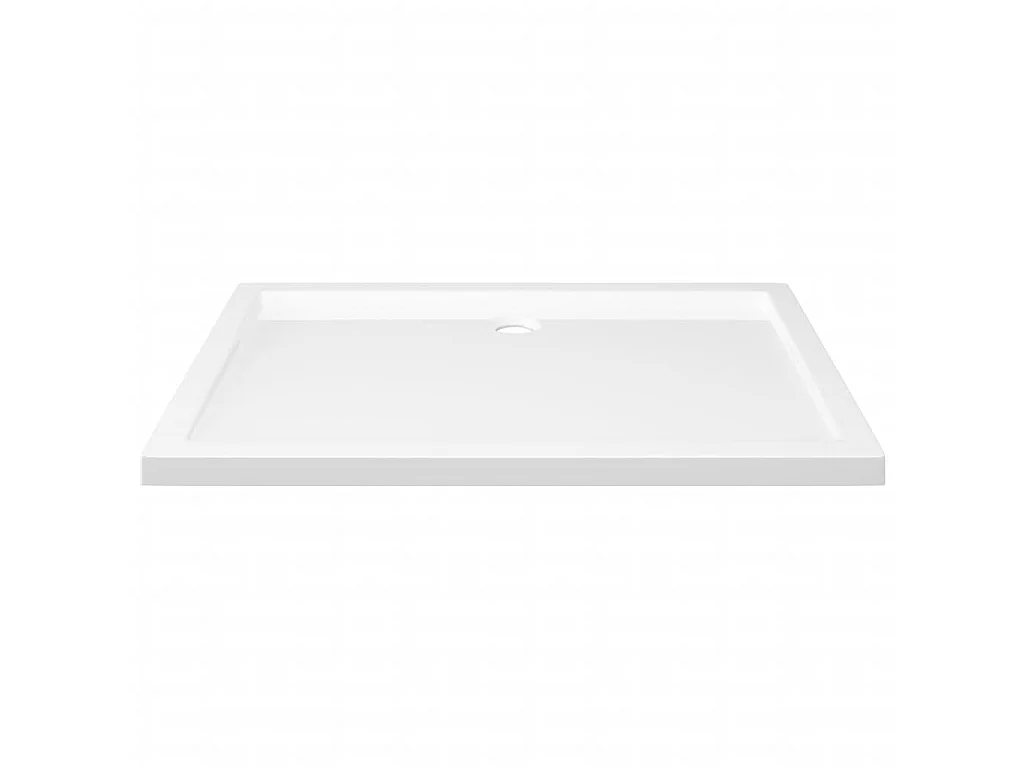 Plato de ducha rectangular ABS blanco 70x100 cm ES847266