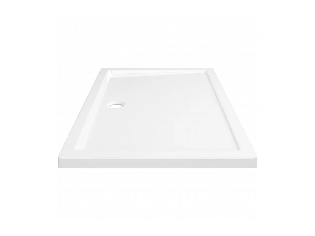 Plato de ducha rectangular ABS blanco 70x100 cm ES847266