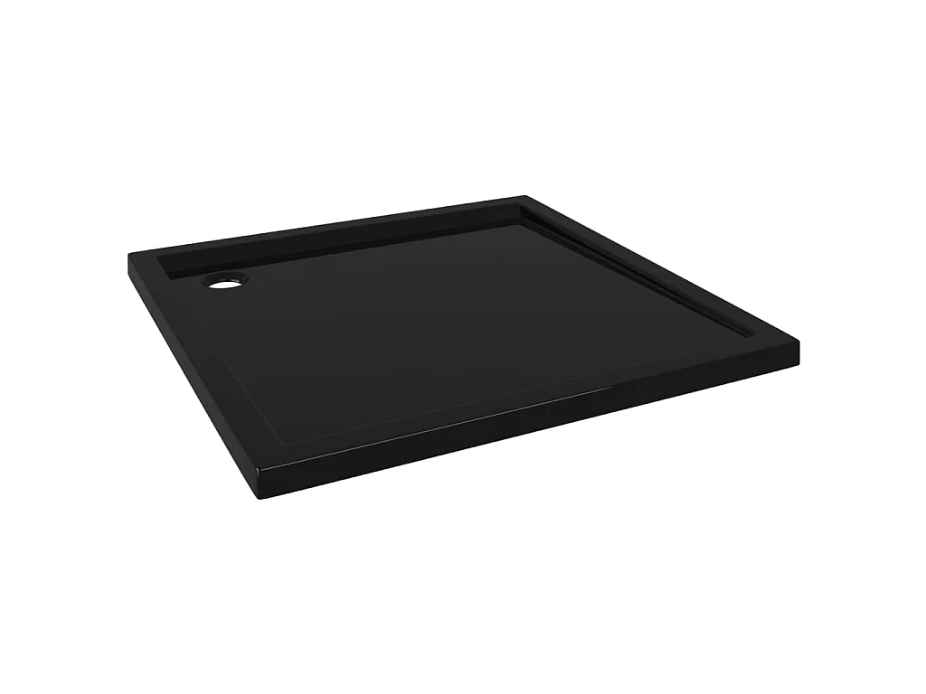 Receveur de douche carré ABS Noir 90x90 cm WVGQ2102