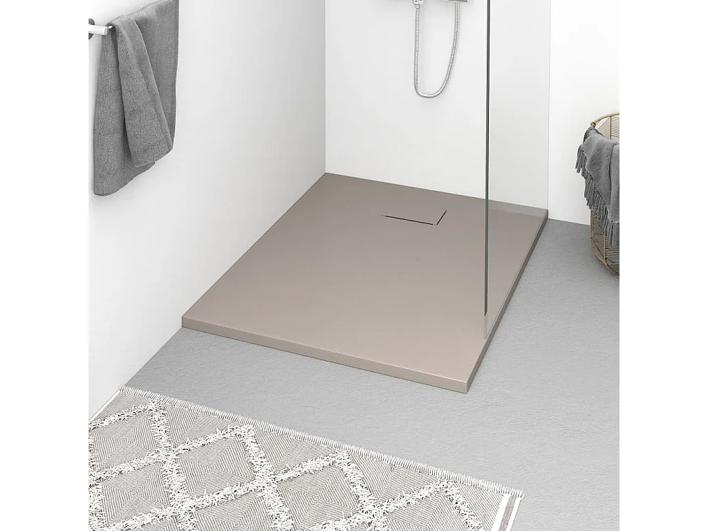 Receveur de douche SMC Marron 100x80 cm WVGQ3027