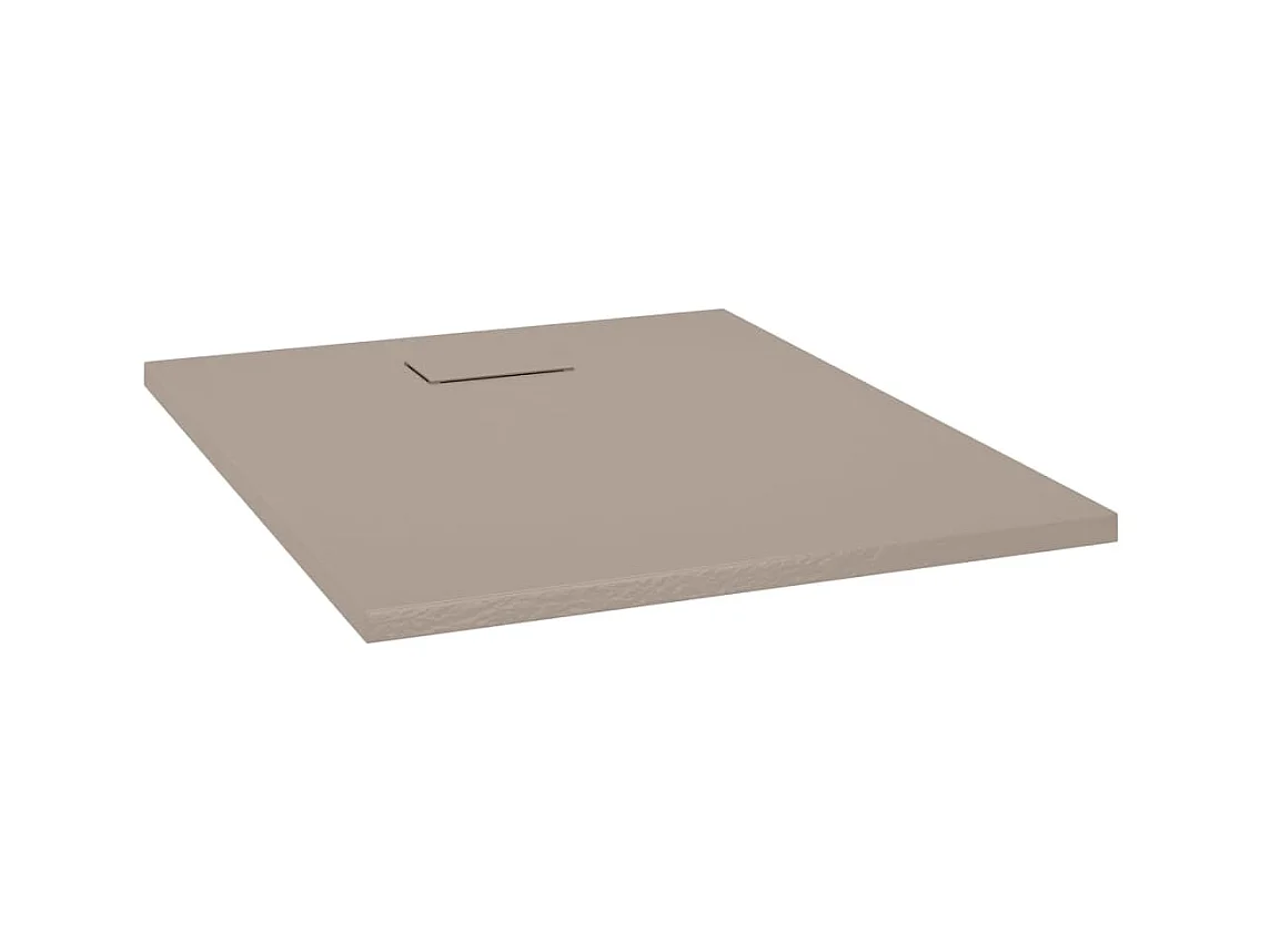 Plato de ducha SMC marrón 100x80 cm ES691229