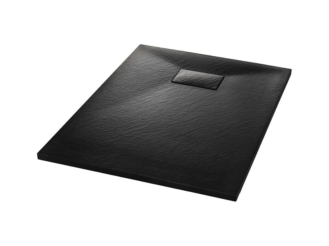 Plato de ducha SMC negro 100x70 cm ES852979