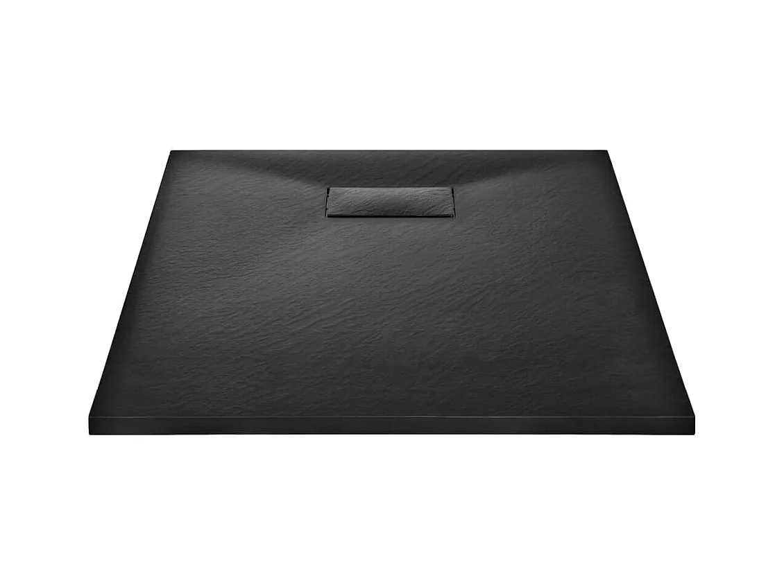 Plato de ducha SMC negro 100x70 cm ES852979