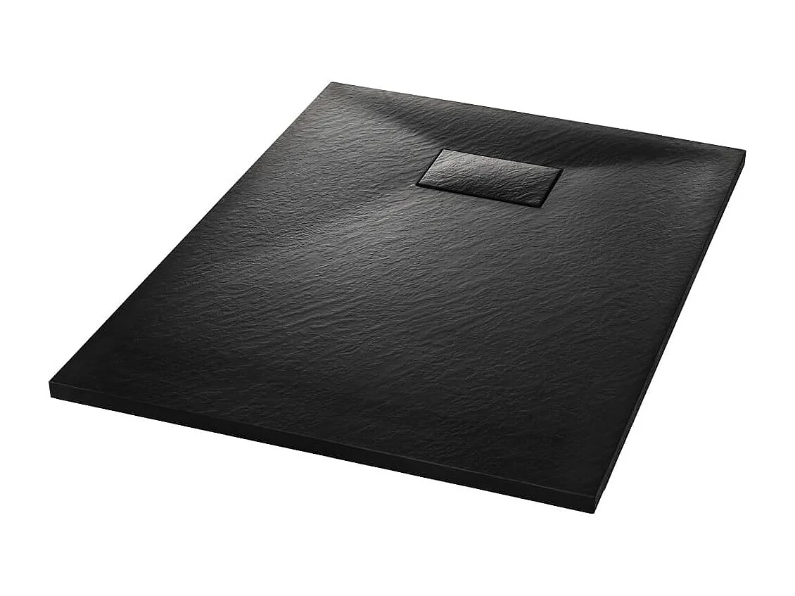 Base de chuveiro SMC 100x70 cm preto PT468902