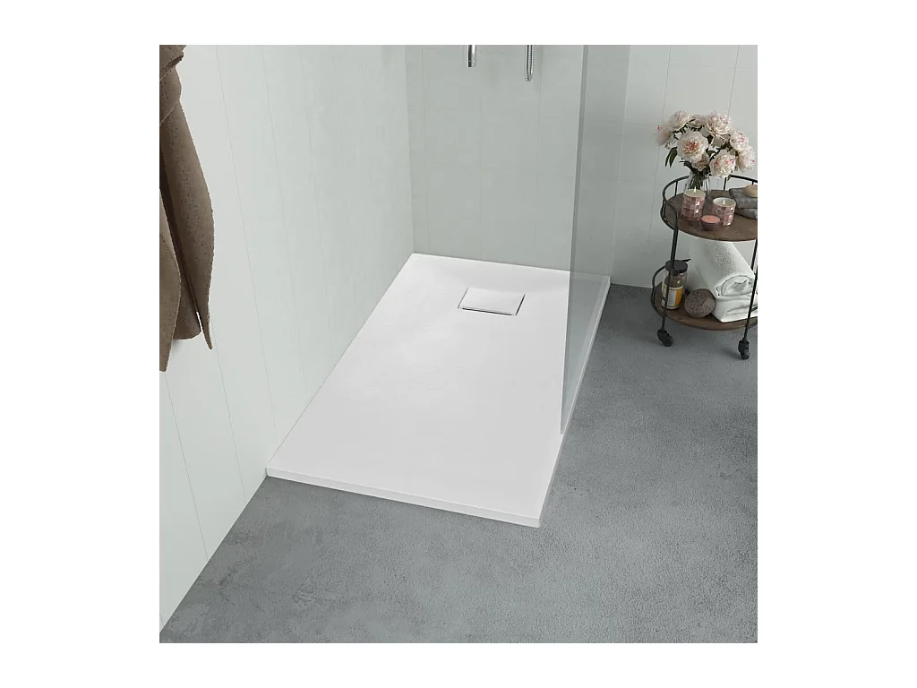 Receveur de douche SMC Blanc 80 x 80 cm WVGQ3367