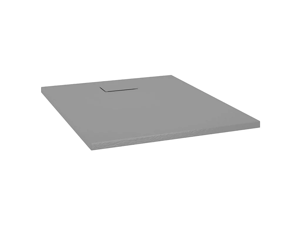 Base de chuveiro SMC 100x80 cm cinzento PT616257