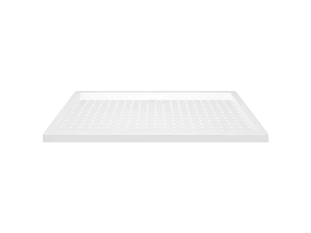 Base de chuveiro com pontos 80x120x4 cm ABS branco PT335843