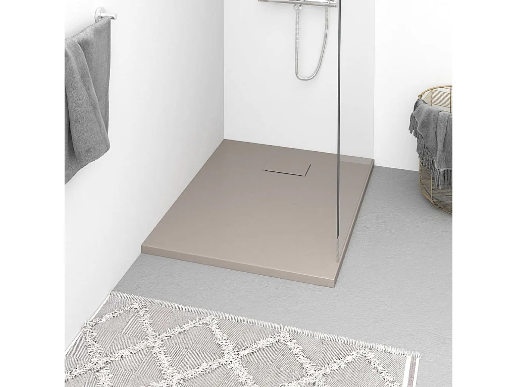 Receveur de douche SMC Marron 90x70 cm WVGQ3662