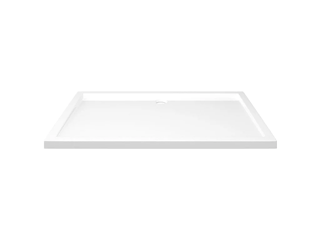 Base de chuveiro retangular 80x120 cm ABS branco PT804099