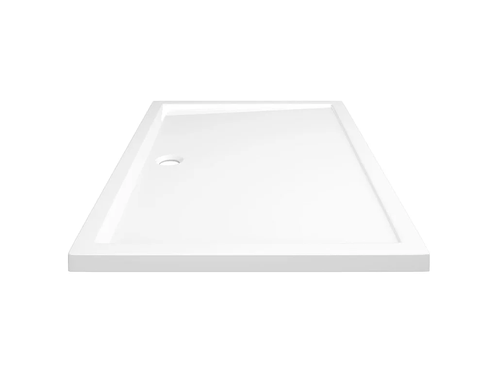 Base de chuveiro retangular 80x120 cm ABS branco PT804099