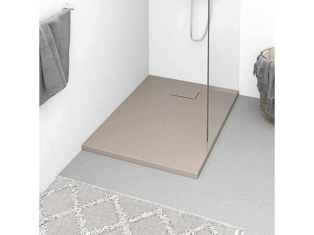 Receveur de douche SMC Marron 100x70 cm WVGQ6682