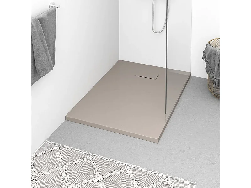 Receveur de douche SMC Marron 100x70 cm WVGQ6682