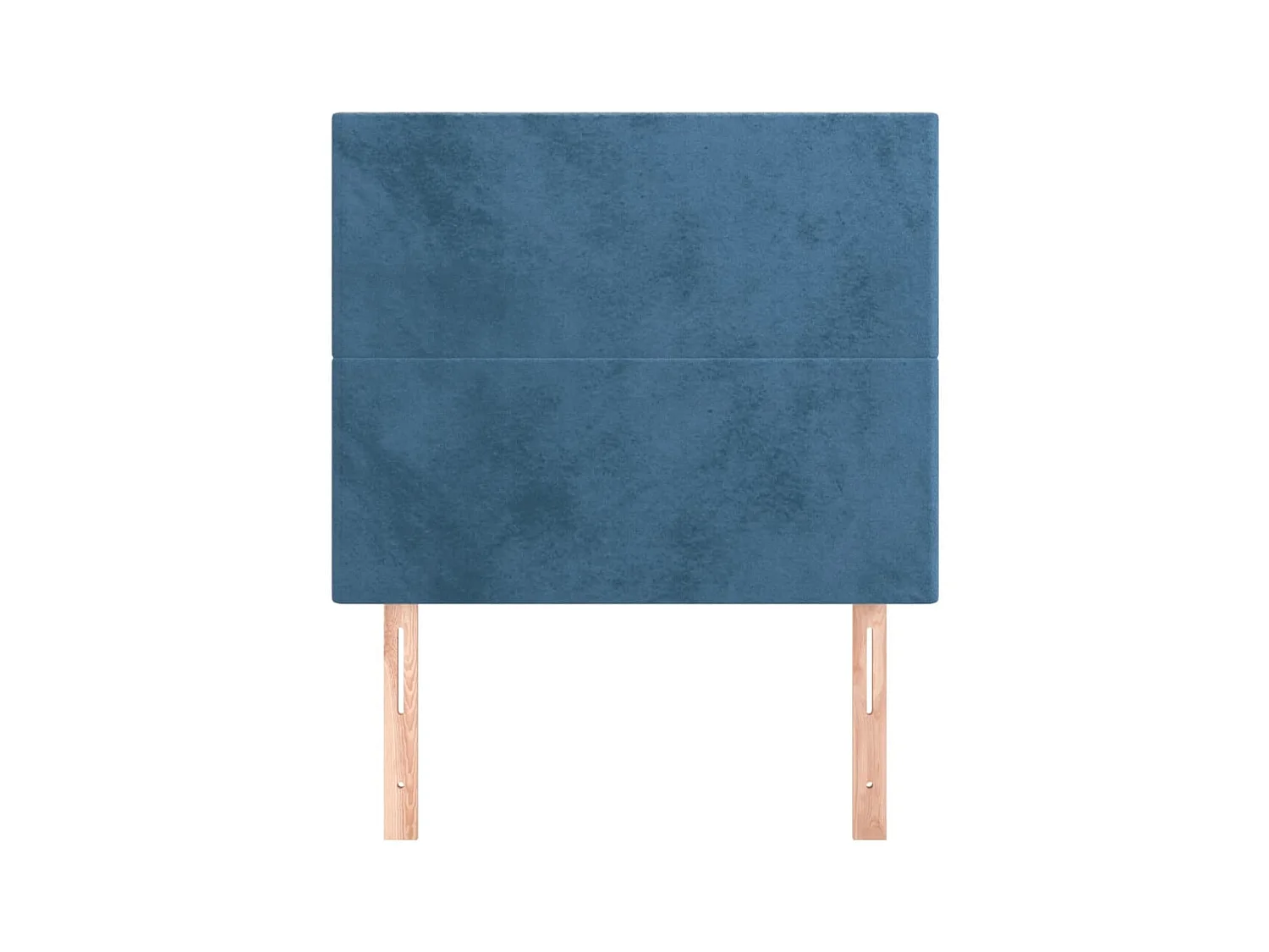 2er-set-Kopfteil,Bettkopfteile Dunkelblau 90x5x78/88 cm Samt -gkd867485