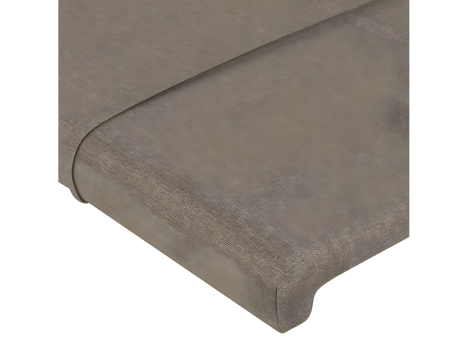 Tête de lit à LED Taupe 147x16x118/128 cm Tissu POI74923 BonneVie Meuble