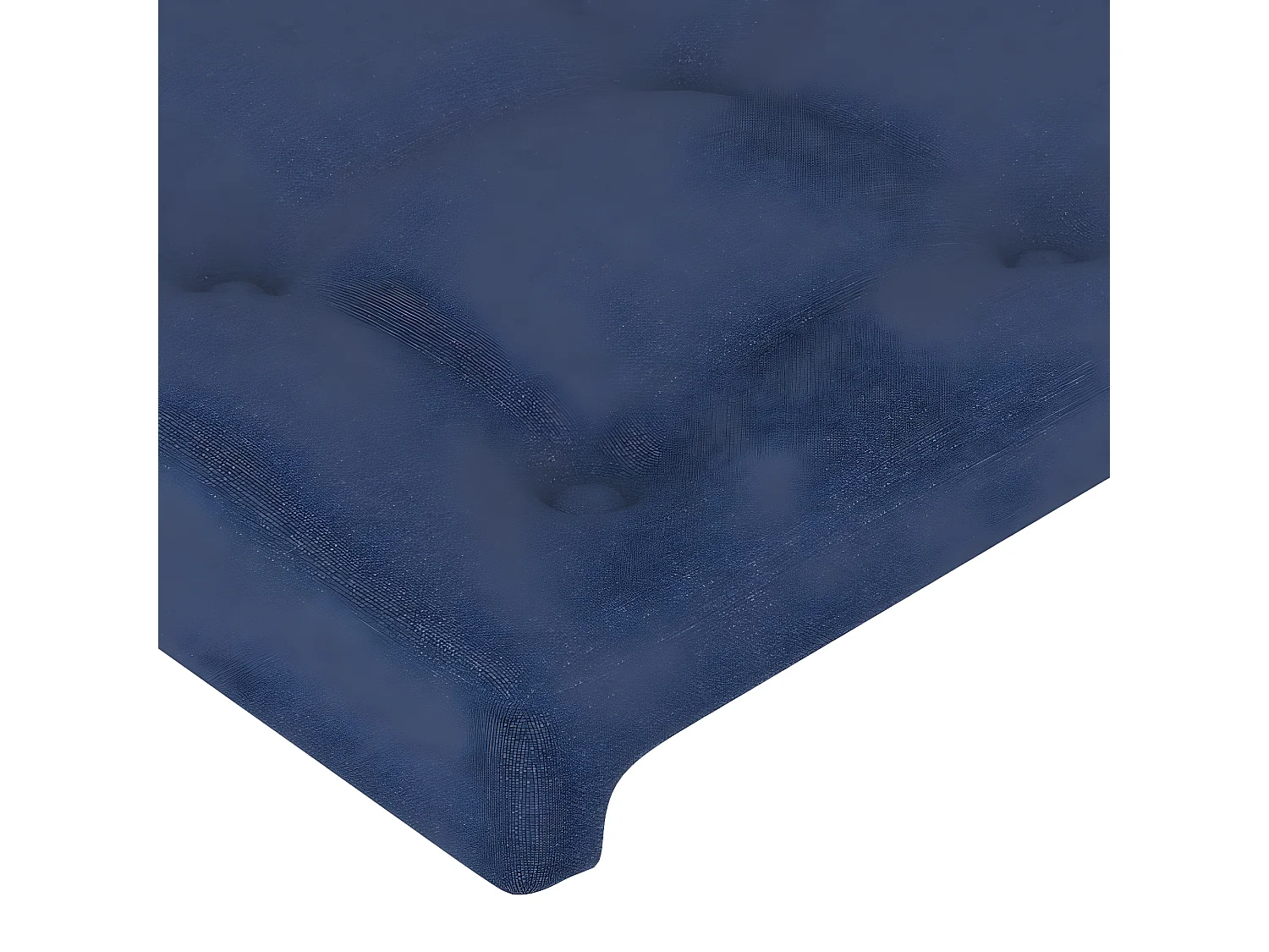 2 pcs Têtes de lit avec oreilles élégante Bleu 90x5x78,88 cm Tissu LWE78721 BonneVie Meuble