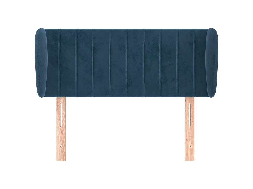 Cabecero de terciopelo azul oscuro 93x23x78/88 cm ES170110