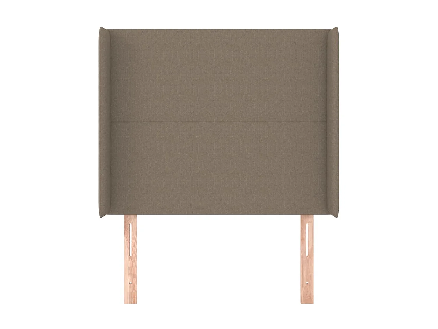 Cabeceira cama abas tecido 103x16x118/128 cm cinza-acastanhado PT765386