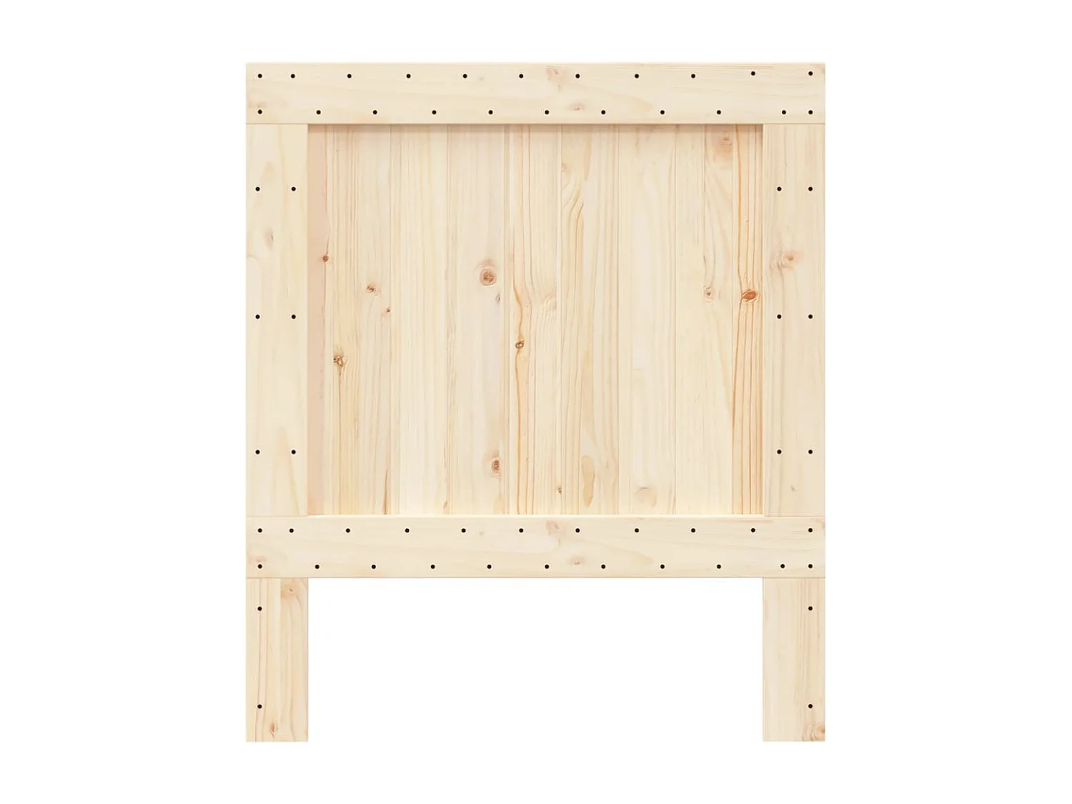 Tête de lit 90x104 cm bois massif de pin POI68643 BonneVie Meuble
