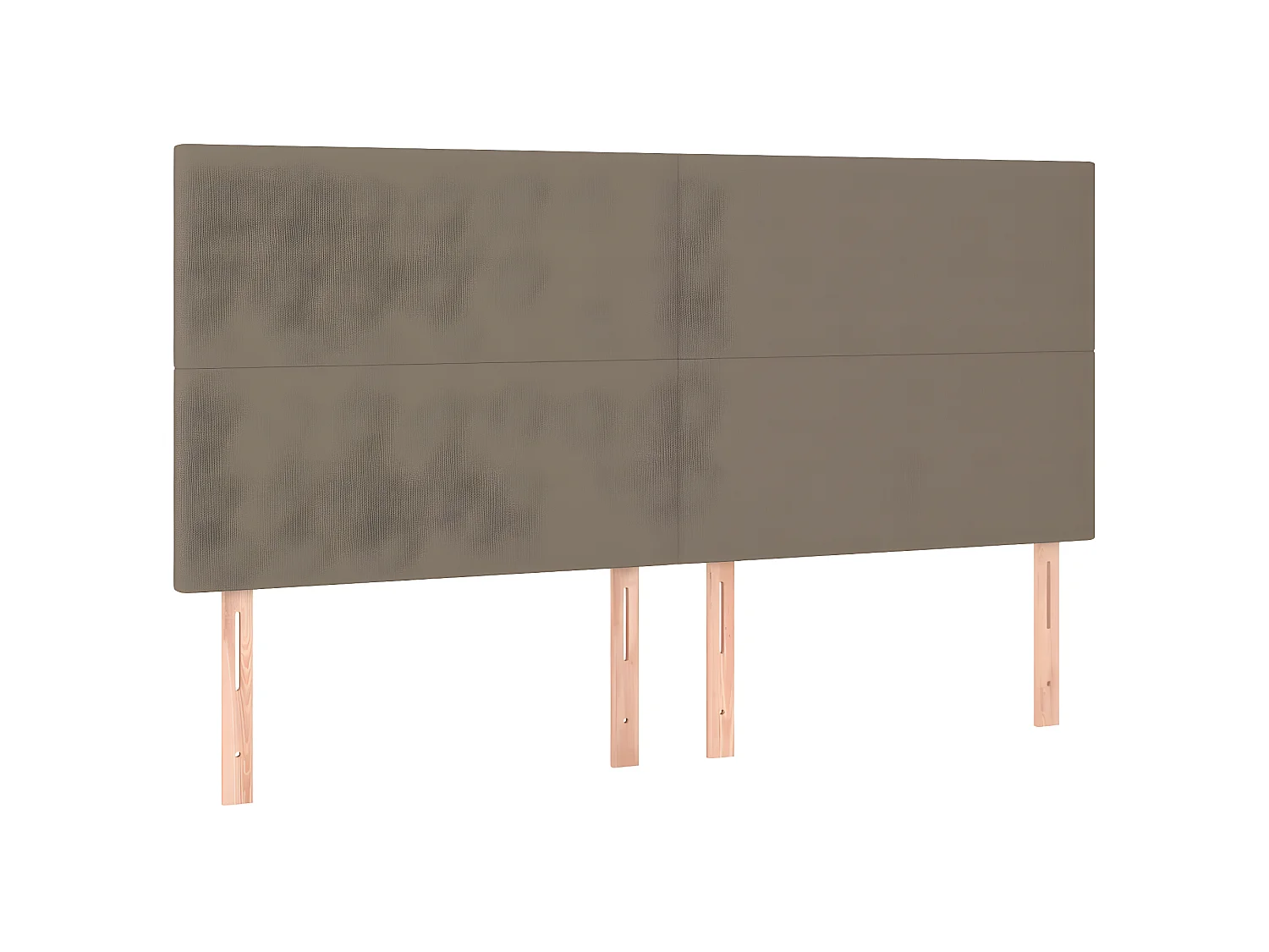 Kopfteil,Bettkopfteile 4 Stk. Taupe 100x5x78/88 cm Stoff -gkd920270