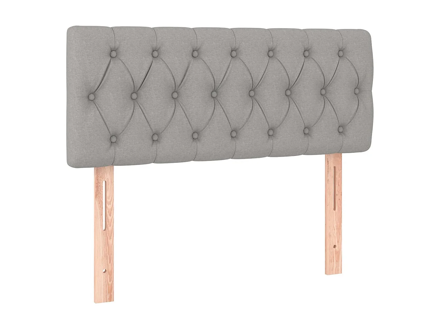 Tête de lit à LED Gris clair 100x7x78,88 cm Tissu LWE55908 BonneVie Meuble