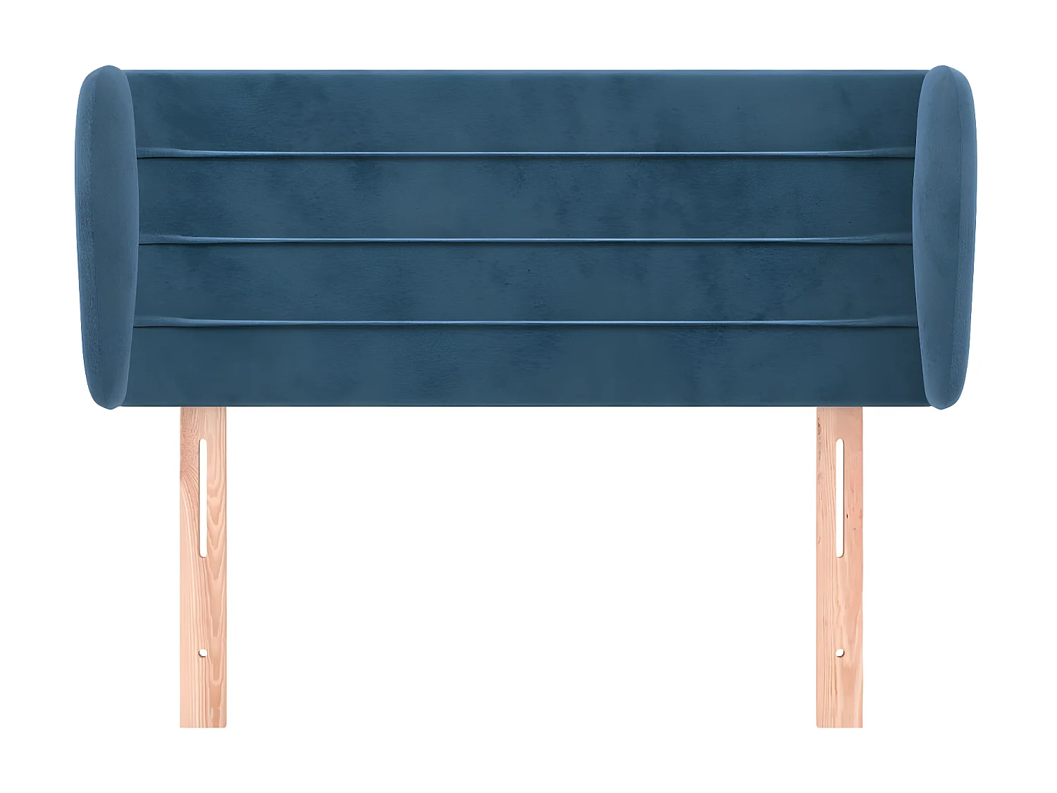 Tête de lit avec oreilles Bleu foncé 93x23x78/88 cm Velours -ASAF85474 BonneVie Meuble