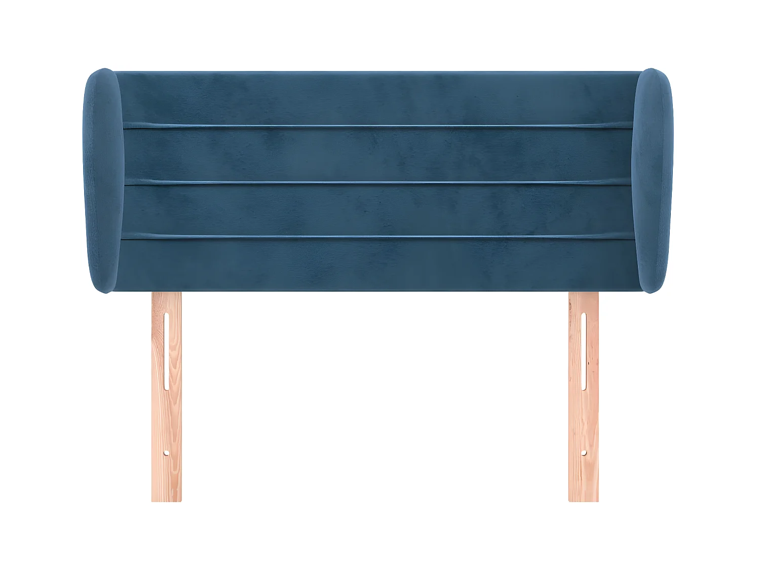 Tête de lit avec oreilles Bleu foncé 93x23x78/88 cm Velours -ASAF85474 BonneVie Meuble