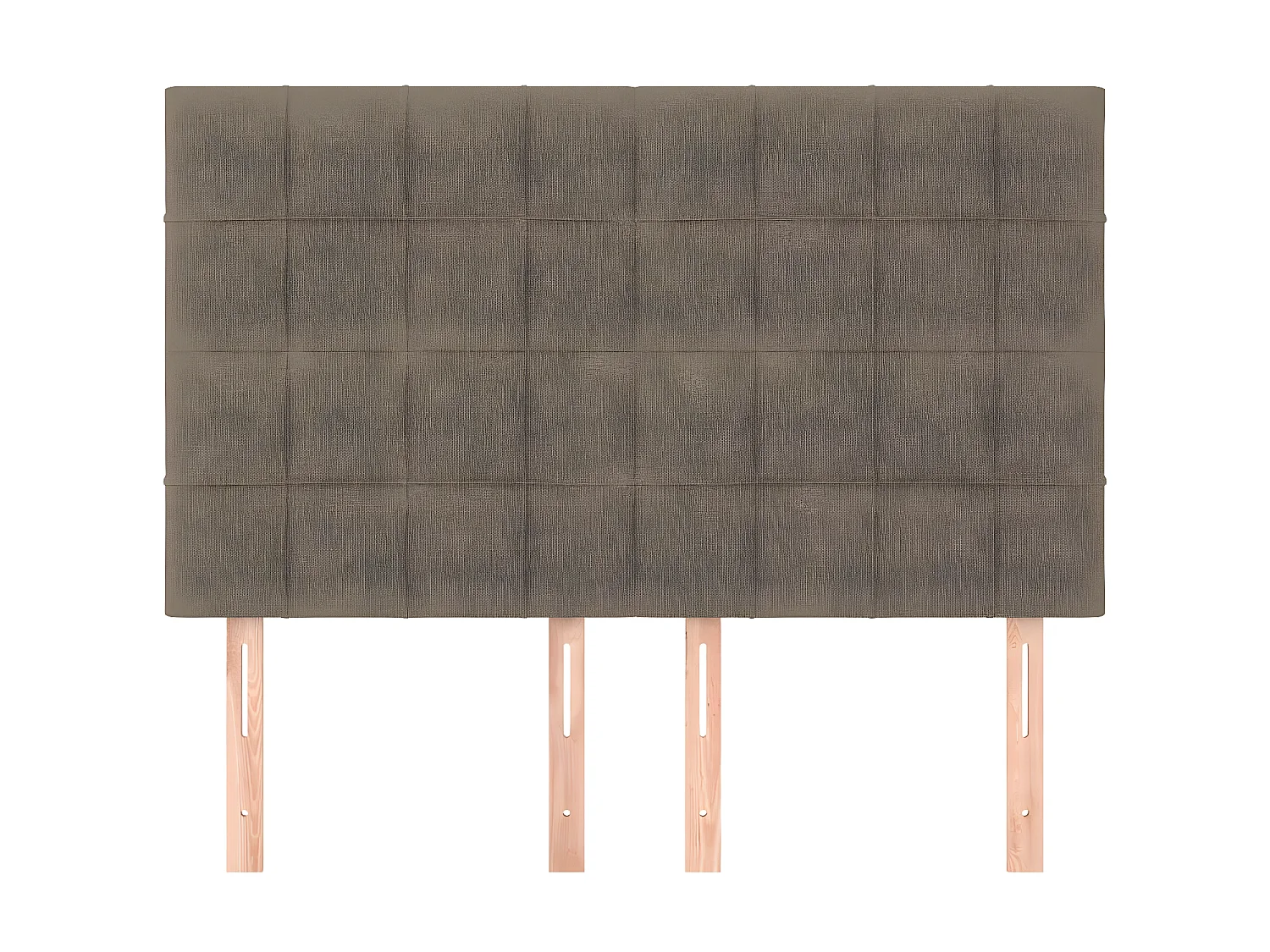 4 pcs Têtes de lit Taupe 72x5x78/88 cm Tissu POI56249 BonneVie Meuble