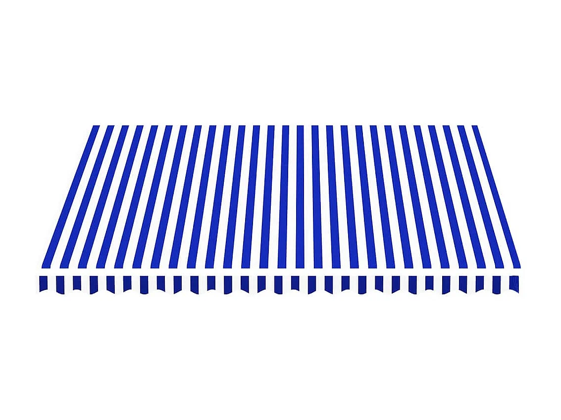 Tela de repuesto para toldo azul y blanco 4x3,5 m ES36504