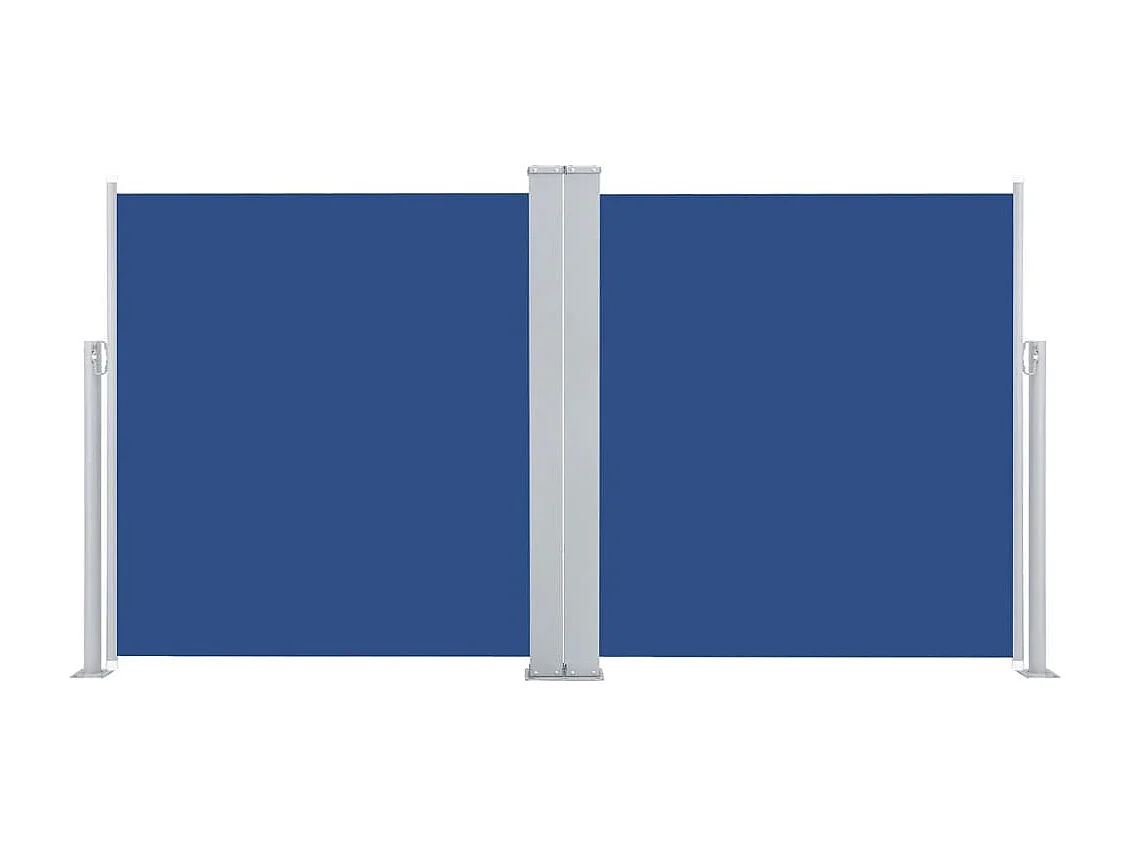 Auvent latéral rétractable Bleu 160 x 600 cm WVGQ8197