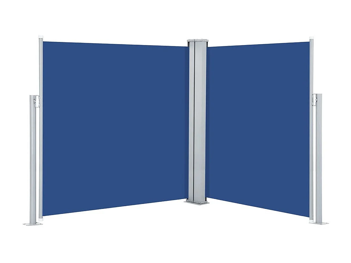 Toldo lateral retráctil azul 160x600 cm ES64767