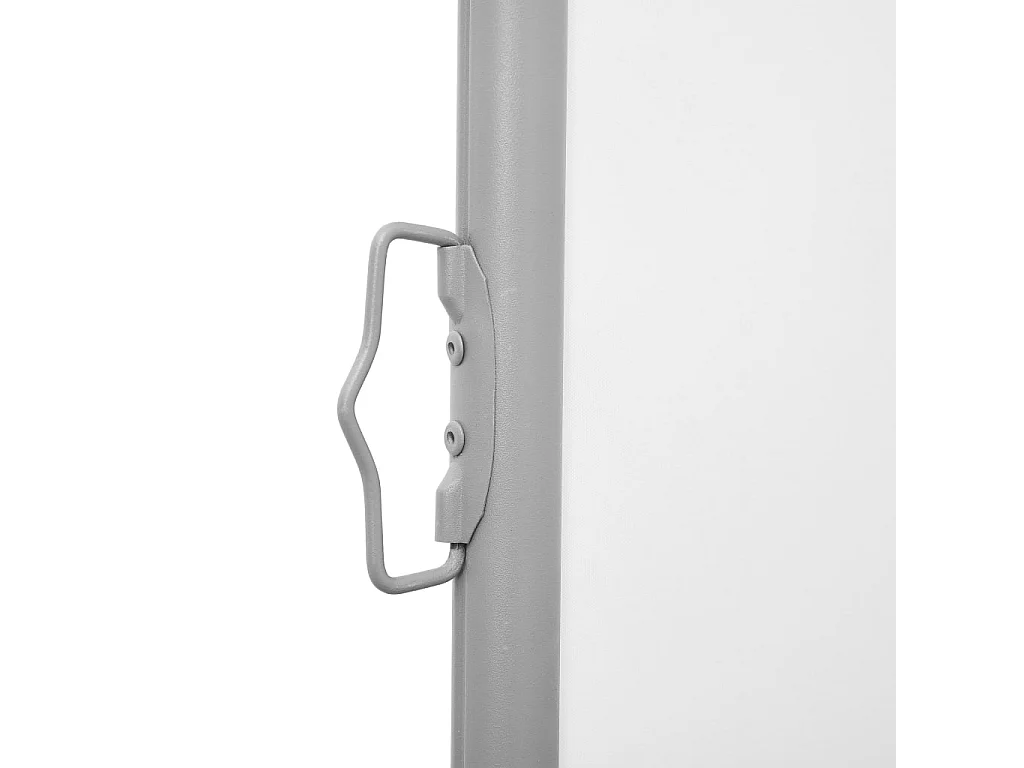 Auvent latéral rétractable de patio 140x1200 cm Crème WVGQ9364