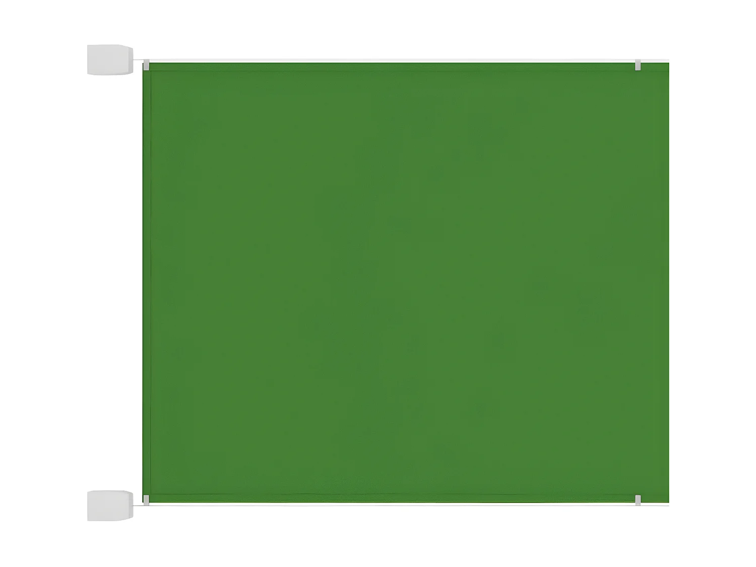 Toldo vertical verde claro 180x420 cm tela oxford ES93782