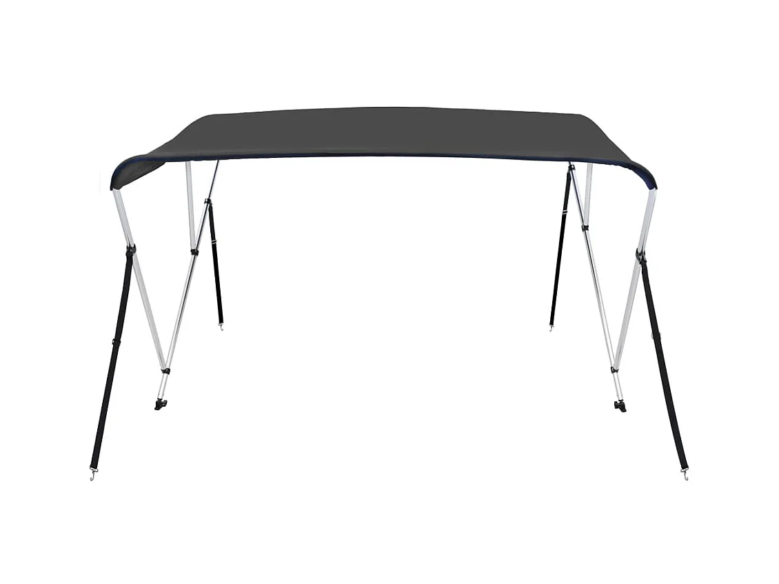 Store bateau à 3 arceaux Anthracite 183x160x137 cm WVGQ1777