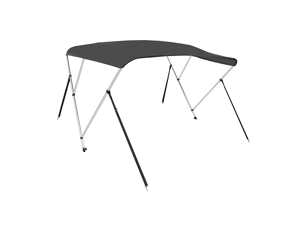 Store bateau à 3 arceaux Anthracite 183x160x137 cm WVGQ1777