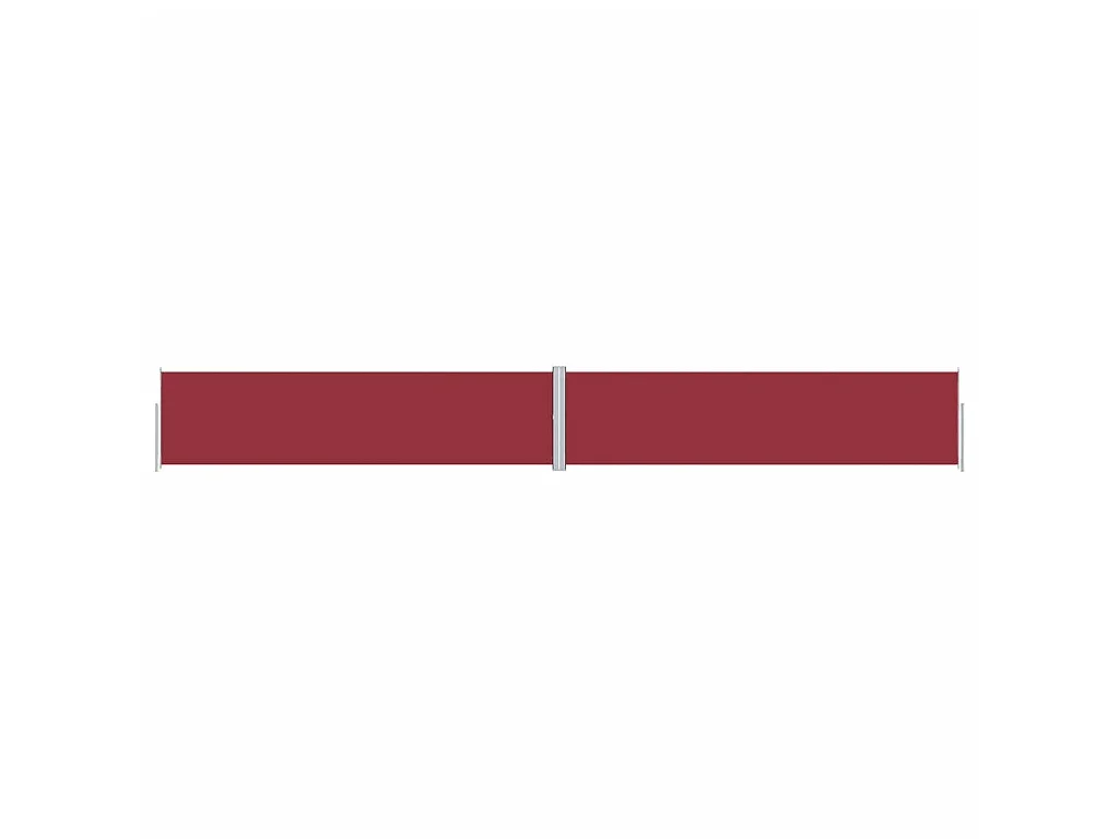 Auvent latéral rétractable Rouge 160x1200 cm WVGQ1114